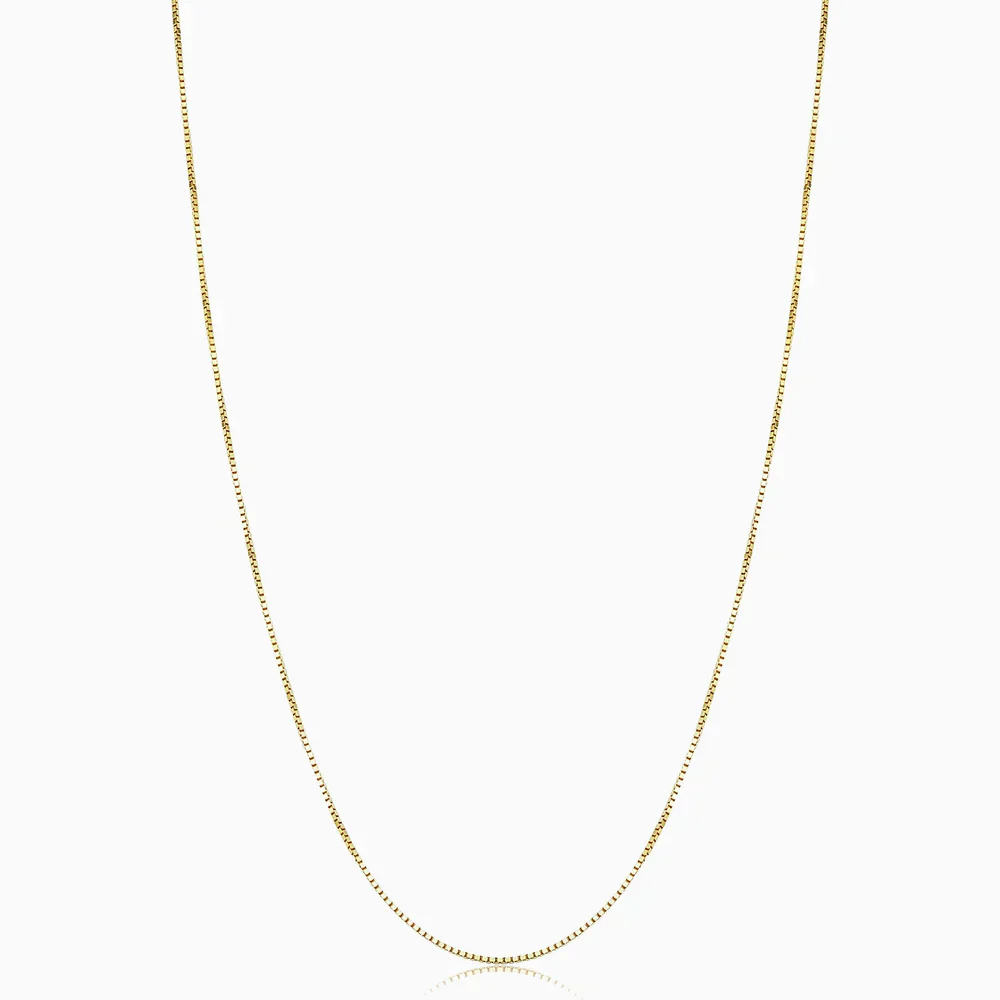 Bodega Box Necklace | Gold
