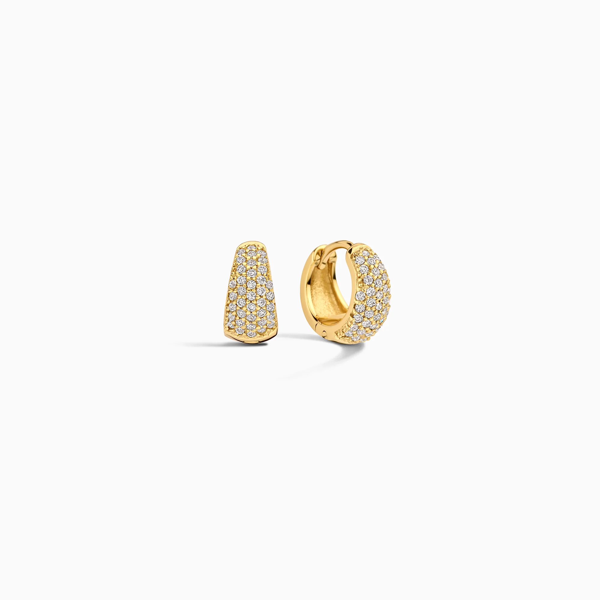 Jules Mini Hoops | White Gold - Image 2