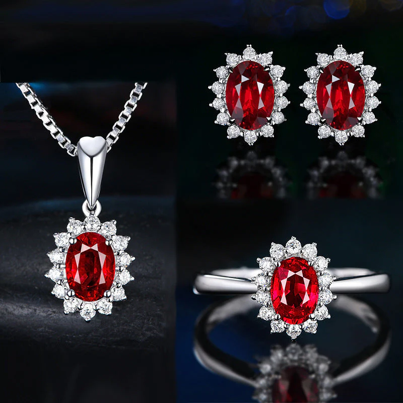 Sophia Fleurane Green Set | White Gold - Image 3