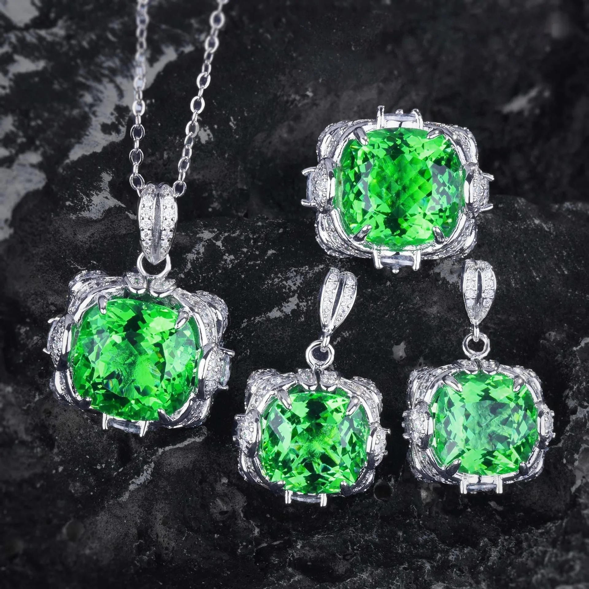 Velora Thandrelle Orange Set | White Gold - Image 4
